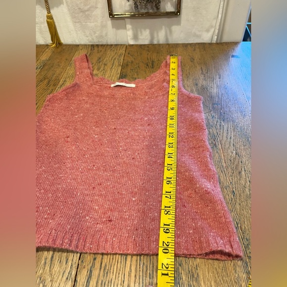 🩷 REBECCA TAYLOR – Pink Knit Tank Top – Size XS (see measurements) - Picture 9 of 9